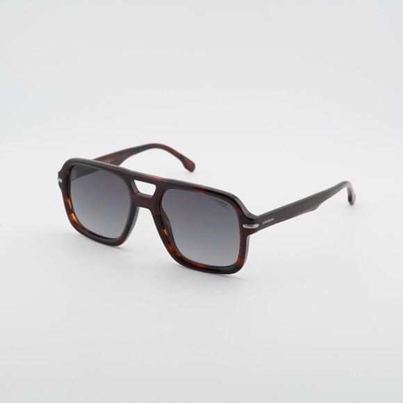 CARRERA 317/S 0EX4 9O Sunglasses Brown Aviator Frame Grey Lenses